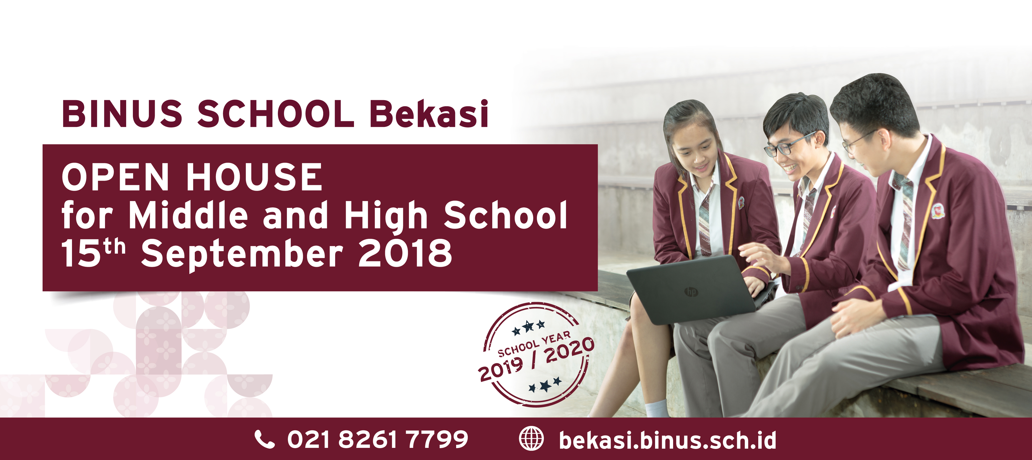 OPEN HOUSE FOR MIDDLE SCHOOL AND HIGH SCHOOL PROGRAMS ACADEMIC YEAR 2019/2020
