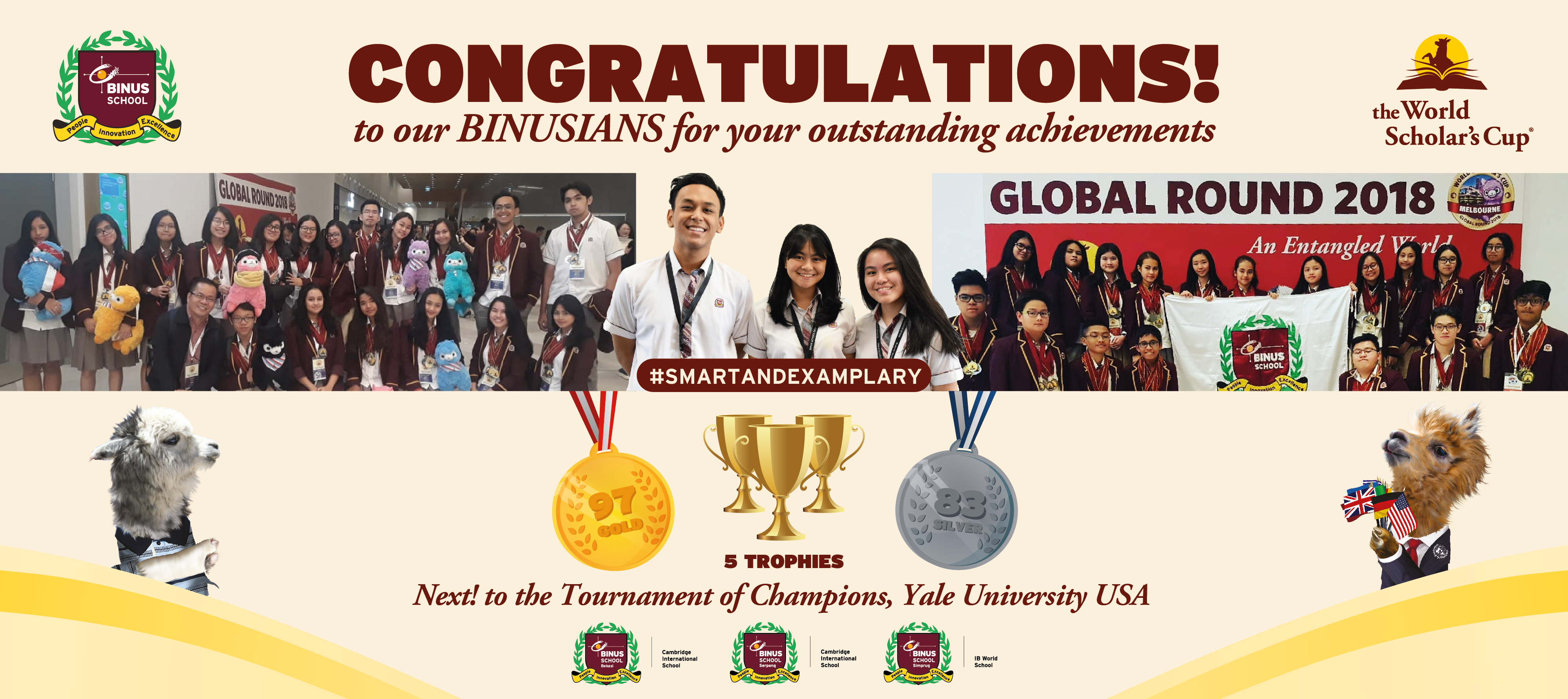 Congratulations! to our BINUSIANS for Your Outstanding Achievements