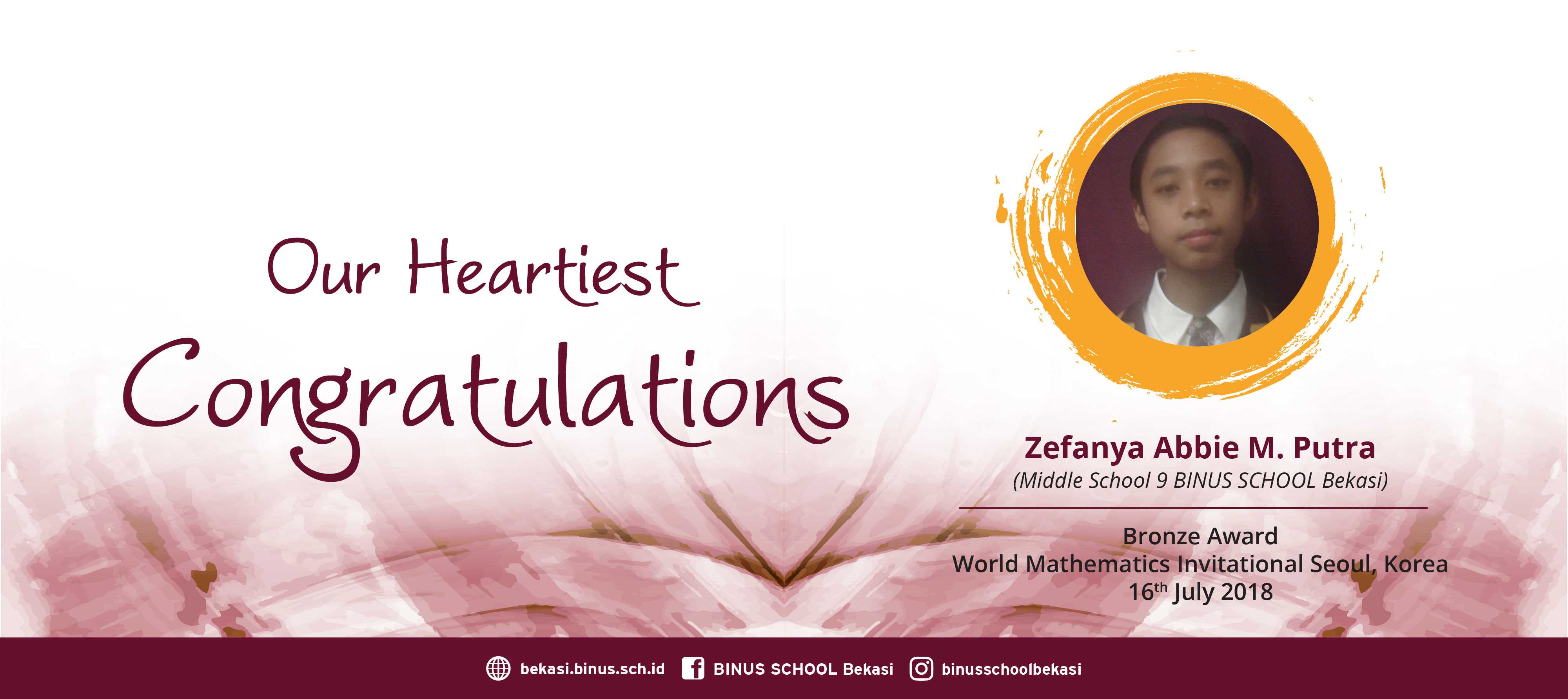 Congratulations Mathematic Invitational Seoul