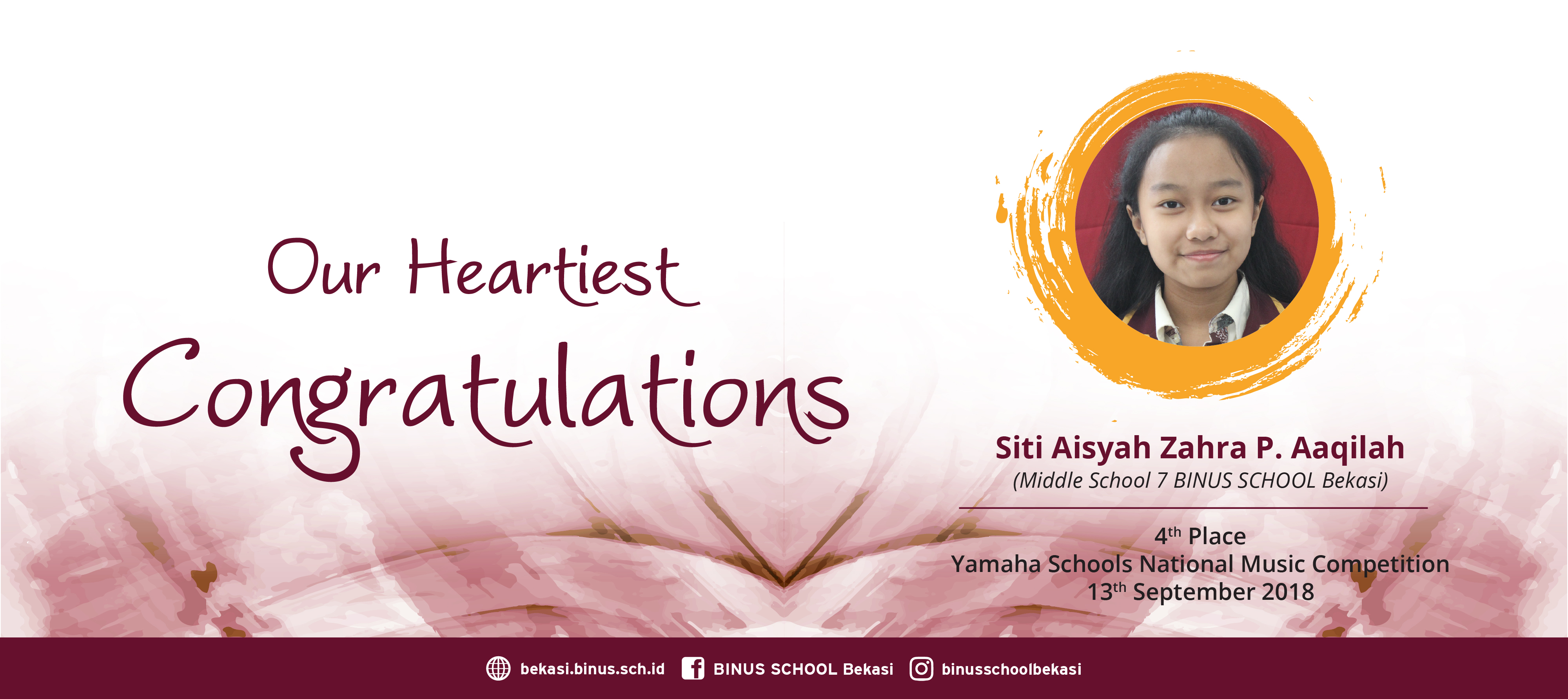 Congratulations Yamaha Schs. National Music