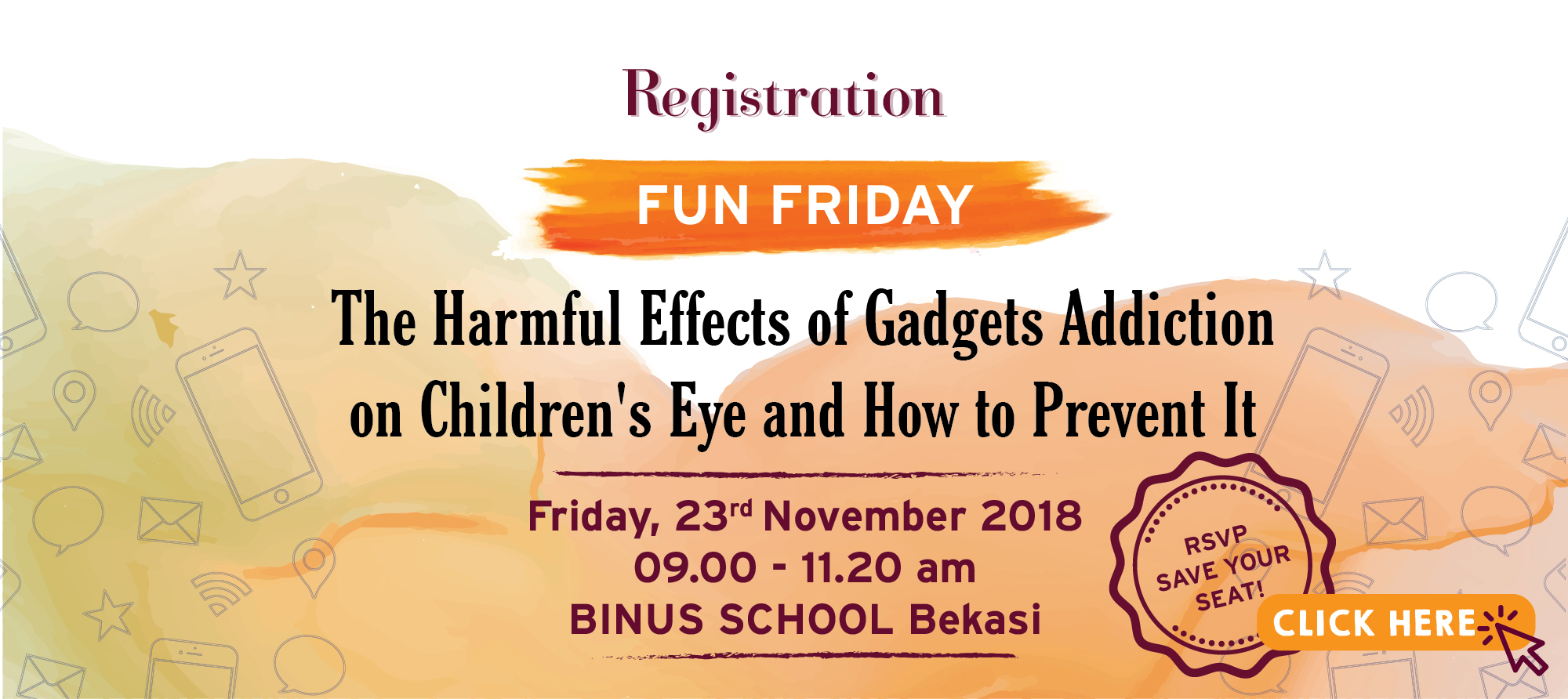 Fun Friday Registration - 23 November 2018