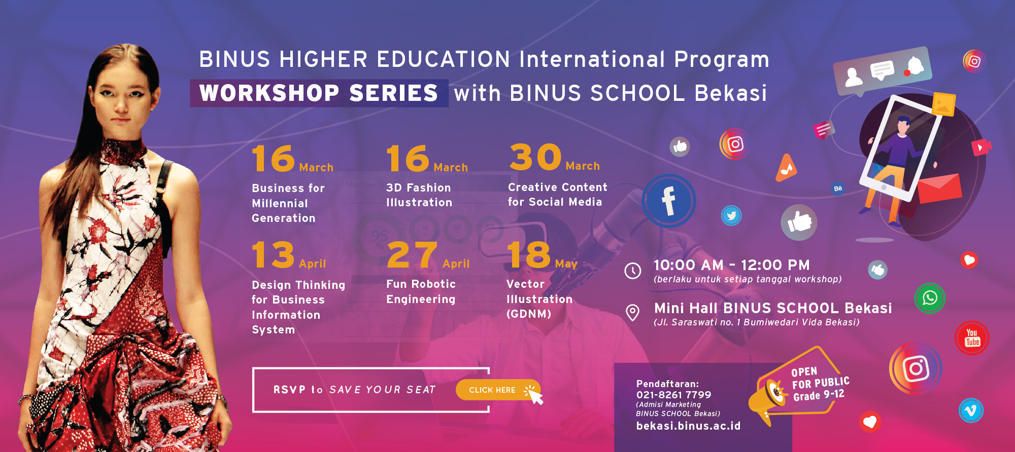 BINUS Higher Education International Program Workshop Series with BINUS School Bekasi