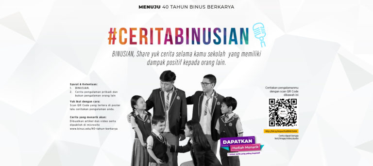 #CeritaBINUSIAN Menuju 40 Tahun Berkarya