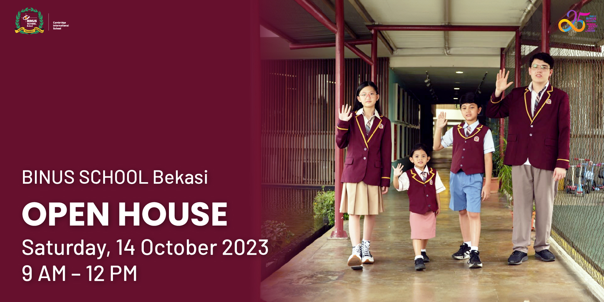 Open House All Level BINUS SCHOOL Bekasi