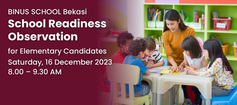 School Readiness Observation for Elementary 1