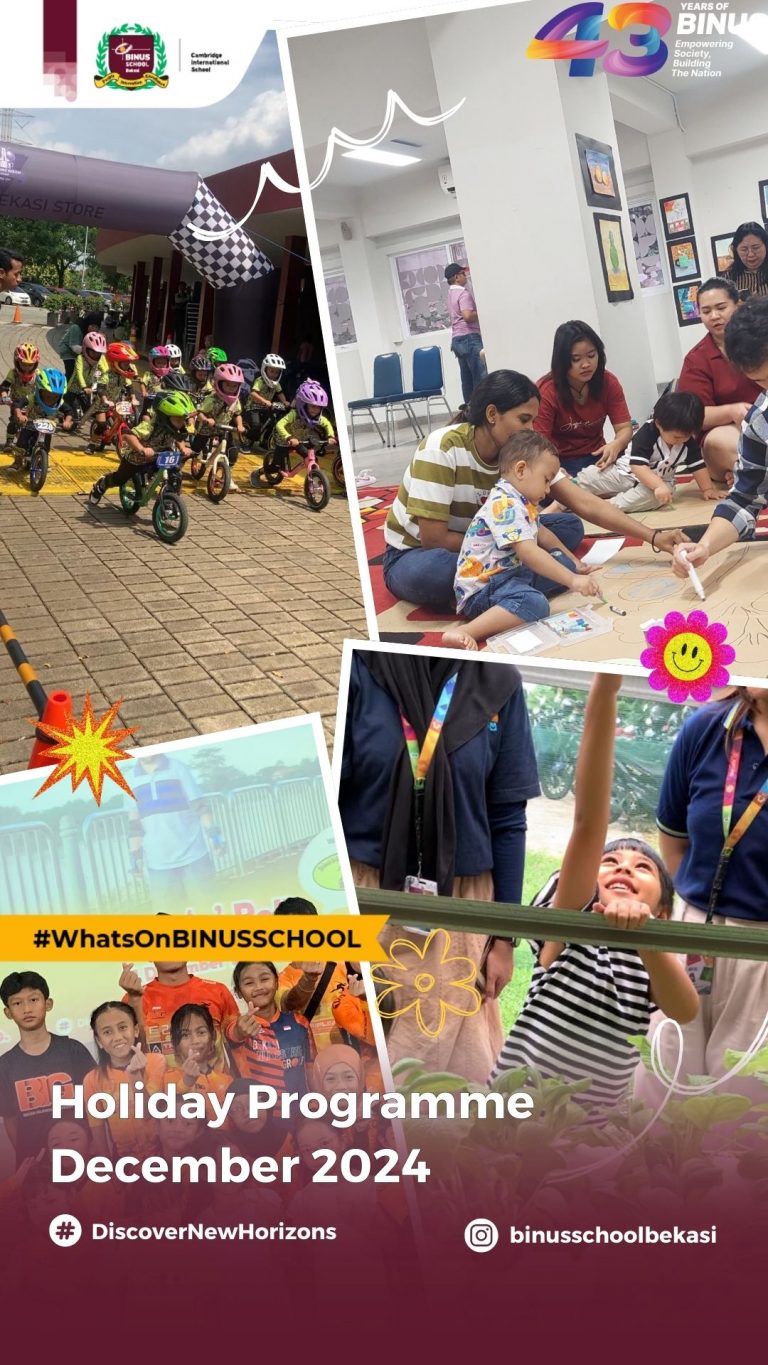 Holiday Programme at BINUS SCHOOL Bekasi December 2024