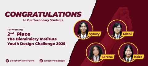 BINUS SCHOOL Bekasi Secondary Students Winning 2nd Place in The Biomimicry Institute Youth Design Challenge 2025! 🏆