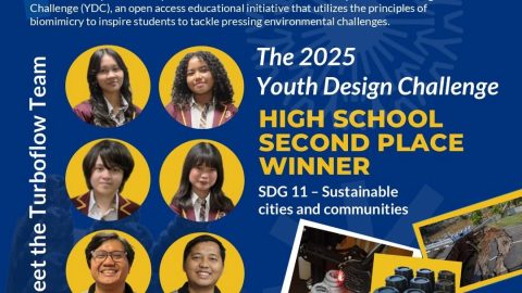 BINUS SCHOOL Bekasi Students Reveal Eco-Friendly Water Filtration Concept Using Biomimicry at YDC 2025